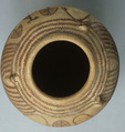 Decorated ware jar depicting boats, Pottery, paint